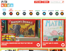 Tablet Screenshot of petakids.com